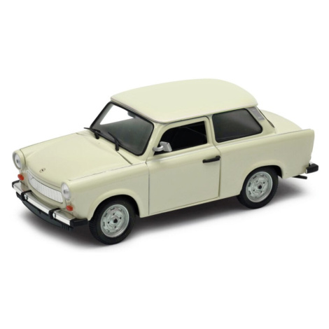 Kovový model trabant 601 krémový 1:24