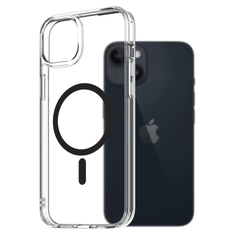 AlzaGuard Crystal Clear TPU Case Compatible with Magsafe pro iPhone 14 Plus - černý