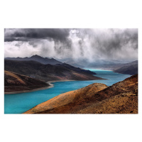 Fotografie Where the Sky Meets the Land, BJ Yang, 40 × 26.7 cm