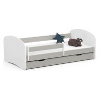 Dětská postel SMILE 180x90 cm - šedá