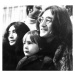 Umělecká fotografie John Lennon, Yoko Ono and John's son Julian, 1969, (40 x 40 cm)