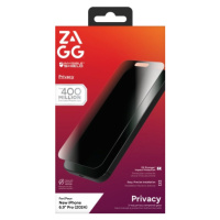 Zagg Glass Elite Privacy sklo s privátním filtrem iPhone 16 Pro Max 2 směry