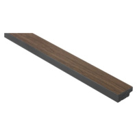 Obkladová lamela levé ukončení Fineza Slat Medium Dark oak 270x3,6 cm SLAT02DOL