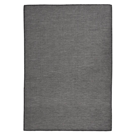 vidaXL Venkovní hladce tkaný koberec 160x230 cm šedá