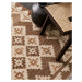 Diamond Carpets koberce Ručně vázaný kusový koberec M. Kelim DE 2262 Brown Mix - 80x150 cm