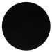 Koberec SOFTY černý kruh