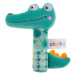 AKUKU - Dětská pískací plyšová hračka s chrastítkem Krokodýl
