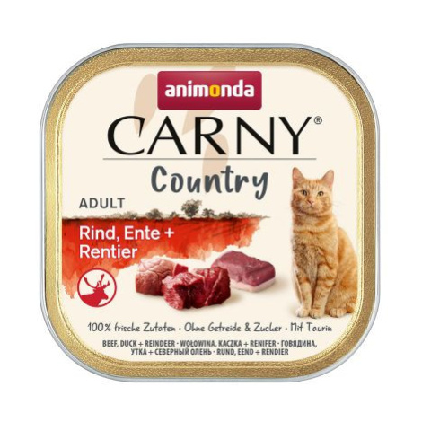 Animonda Carny Country Adult 32 x 100 g - hovězí, jehněčí, bažant