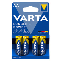 VARTA Longlife Power AA alkalické baterie 4 ks