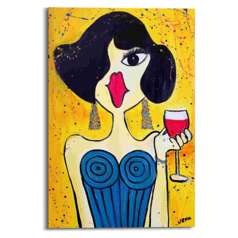 German Nástěnný dekorativní panel Lady / 60 x 90 cm / MDF