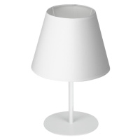Stolní lampa ARDEN 1xE27/60W/230V pr. 20 cm bílá