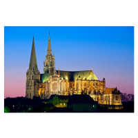 Umělecká fotografie Notre Dame Cathedral, Chartres, Sylvain Sonnet, (40 x 26.7 cm)