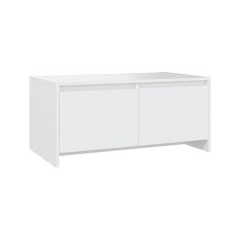 SHUMEE Konferenční stolek bílý 90 × 50 × 41,5 cm dřevotříska, 809818