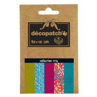 Popron.cz Decopatch DP006O Pack Decopocket s 5 listy papíru (30 x 40 cm) (složený, 13 x 9,5 cm, 