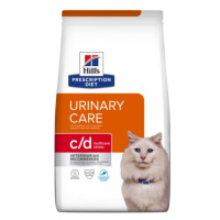 Hill's Prescription Diet c/d Multicare Urinary Care suché krmivo pro kočky, ryba 3 kg