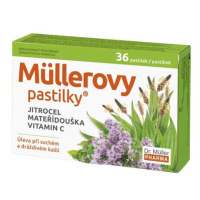 Müllerovy pastilky s jitrocelem a mateřídouškou 36ks ZP