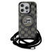 Karl Lagerfeld IML Monogram Crossbody K&CH Heads MagSafe zadní kryt iPhone 15 Pro Max černý