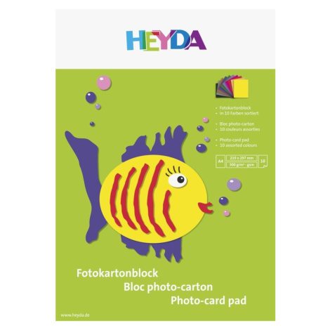 HEYDA Blok fotokartonů 300 g A4 - ryba 10 listů