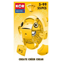 Geomag Kor Egg Yellow 55 dílů