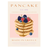 Ilustrace Pancakes Est. 1951, Rikke Londager Boisen, 30 × 40 cm