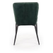 HALMAR Designová židle Olivie tmavě zelená