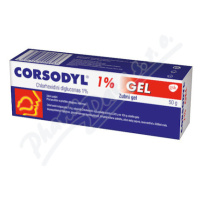 Corsodyl 1% gel stm.gel 1x50g