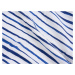 Bavlněné povlečení MODRÝ PRUH bílé Rozměr povlečení: 80 x 80 cm | 140 x 200 cm