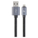 GEMBIRD Kabel USB 2.0 Lightning (IP5 a vyšší) nabíjecí a synchronizační kabel, opletený, 1, 8m, 