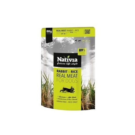 Nativia Real Meat - Rabbit & Rice 8 kg