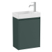 Koupelnová skříňka s umyvadlem Roca ONA 45x64,5x26 cm zelená mat ONA451DZM