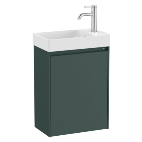 Koupelnová skříňka s umyvadlem Roca ONA 45x64,5x26 cm zelená mat ONA451DZM