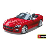 Bburago 1:24 Fiat 124 Spider červená 18-21083