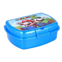 Dětský box na svačinu Super Mario - modrý