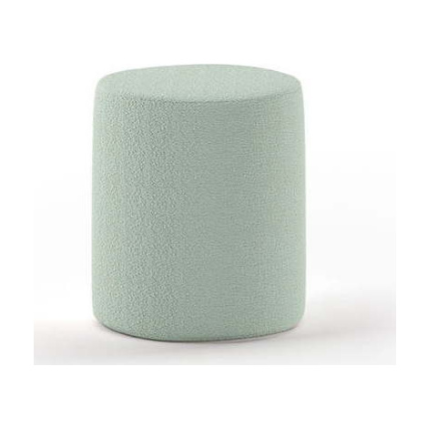 Světle zelený dětský puf z textilie bouclé MOON – Vipack
