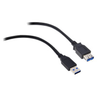 Akasa USB 3.0, A-A (A-M/A-F) prodlužovací - 1,5m