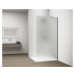 POLYSAN ESCA CHROME jednodílná sprchová zástěna k instalaci ke stěně, matné sklo, 1400 ES1114-01