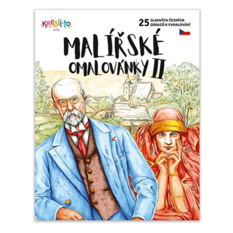 Malířské omalovánky II - 25 slavných českých obrazů k vymalování