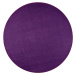 Hanse Home Collection koberce Kusový koberec Nasty 101150 Purple kruh Rozměry koberců: 133x133 (