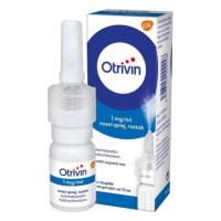 Otrivin 1mg/ml nosní sprej při léčbě ucpaného nosu 10ml