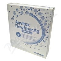 Aqvitox Flowfiber Ag 10x10cm antimikrobiální 10ks