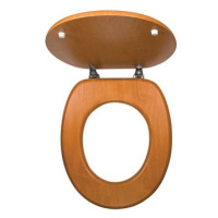 NOVASERVIS Záchodové prkénko dřevěné - světlý ořech