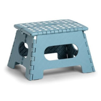 Zeller Skládací stolička, malá, modrá, 35 × 28 × 22 cm, nosnost 150 kg