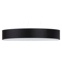 Černé závěsné svítidlo s textilním stínidlem ø 90 cm Herra – Nice Lamps