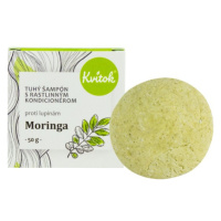 Kvitok tuhý šampon s kondicionérem proti lupům Moringa Varianta: Velké balení 50 g