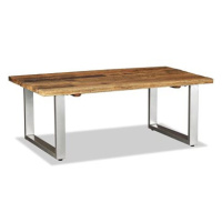 Konferenční stolek masivní recyklované dřevo 100x60x38 cm