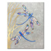 Obrazy na plátně - PREMIUM ART – Létající vážky
