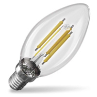 LED žárovka Filament svíčka A CLASS / E14 / 3,8 W (60 W) / 806 lm / teplá bílá