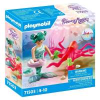 Playmobil 71503 mořská panna s měnící se barvou chobotnice