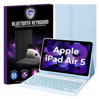 Modrá Klávesnice s Pouzdro Pro Apple Ipad Air 5 10.9 2022 A2589 A2591 A2588