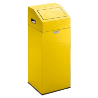 eurokraft pro Nádoba na tříděný odpad, objem 45 l, š x v x h 320 x 790 x 320 mm, dopravní žlutá
